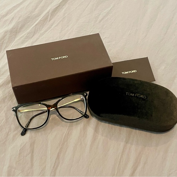 Tom Ford Women’s 5510 Dark Frame Eyeglasses - Picture 1 of 8
